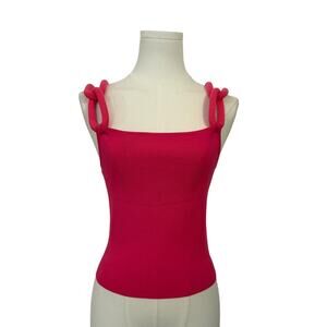 Alice & Olivia by Stacey Bendet Candy Colored Top NWT Rope-Loop Detail - Small